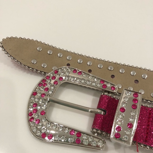 BKE Pink Rhinestone Belt - Picture 5 of 5